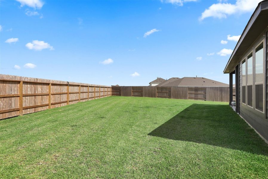 Exterior details and patio area of a home in , Texas City (Image 26). Exterior details and patio area of a home in , Texas City (Image 26).