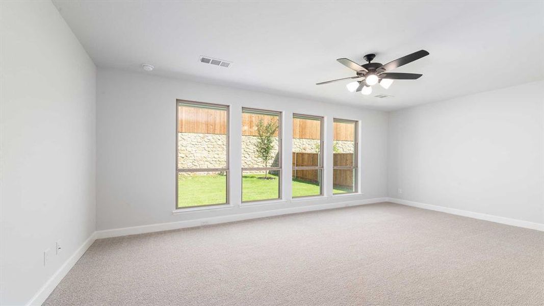 Spacious, unfurnished interior of a new home in The Heights At Uptown Celina 50', Celina (Image 17).