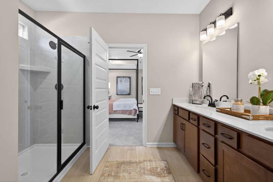 Furnished interior view inside a new home in Summerfield Place, Carrollton (Image 10).