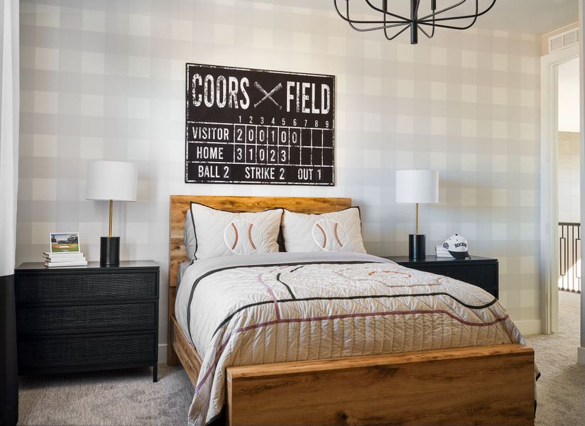 Furnished interior view inside a new home in Macanta, Castle Rock (Image 25).