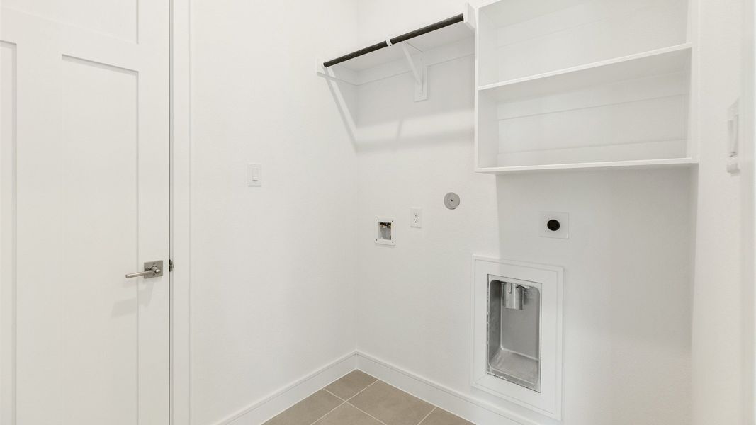 Representative furnished interior of a home built from the Valencia by Brightland Homes in Bridgeland Central, Cypress (Image 12).