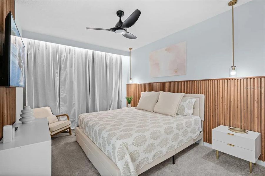 Furnished interior view inside a new home in , Orlando (Image 12). Furnished interior view inside a new home in , Orlando (Image 12).