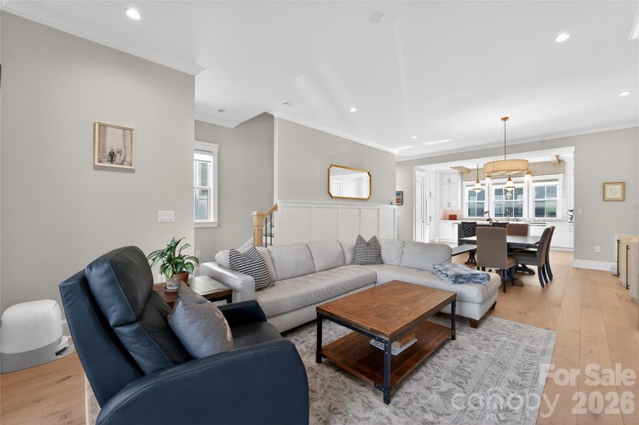 Furnished interior view inside a new home in , Charlotte (Image 15). Furnished interior view inside a new home in , Charlotte (Image 15).