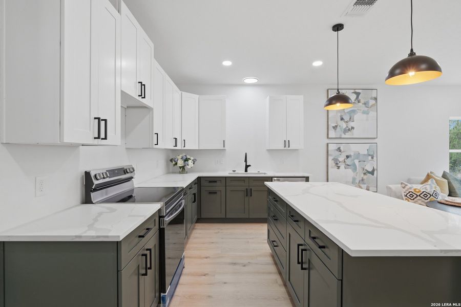 Furnished interior view inside a new home in , San Antonio (Image 7).