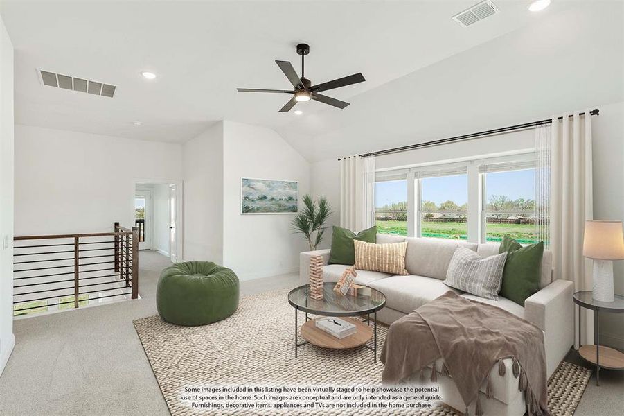 Furnished interior view inside a new home in Glenbrook, Red Oak (Image 18).