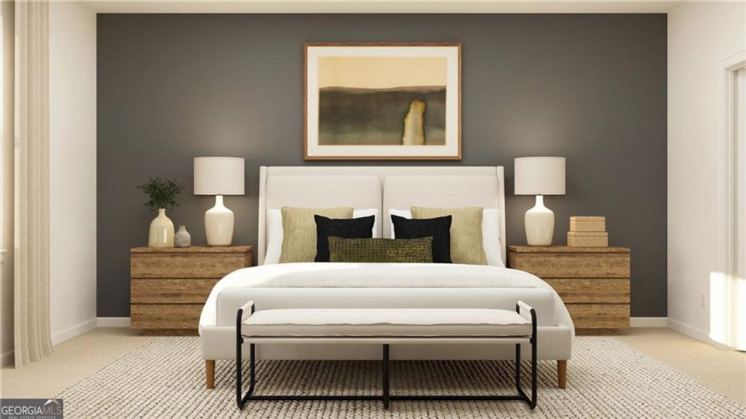 Furnished interior view inside a new home in Millers Pointe, Conyers (Image 6).
