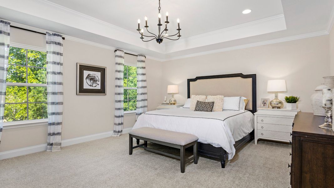 Furnished interior view inside a new home in Blake Pond, Lillington (Image 9). Furnished interior view inside a new home in Blake Pond, Lillington (Image 9).