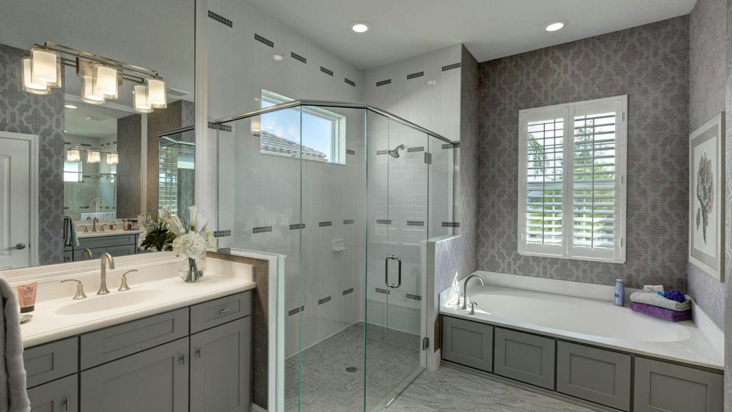 Representative furnished interior of a home built from the Captiva by Neal Communities in Grand Palm Real Estate and Homes for Sale in Venice, FL - Neal Communities, Venice (Image 17).