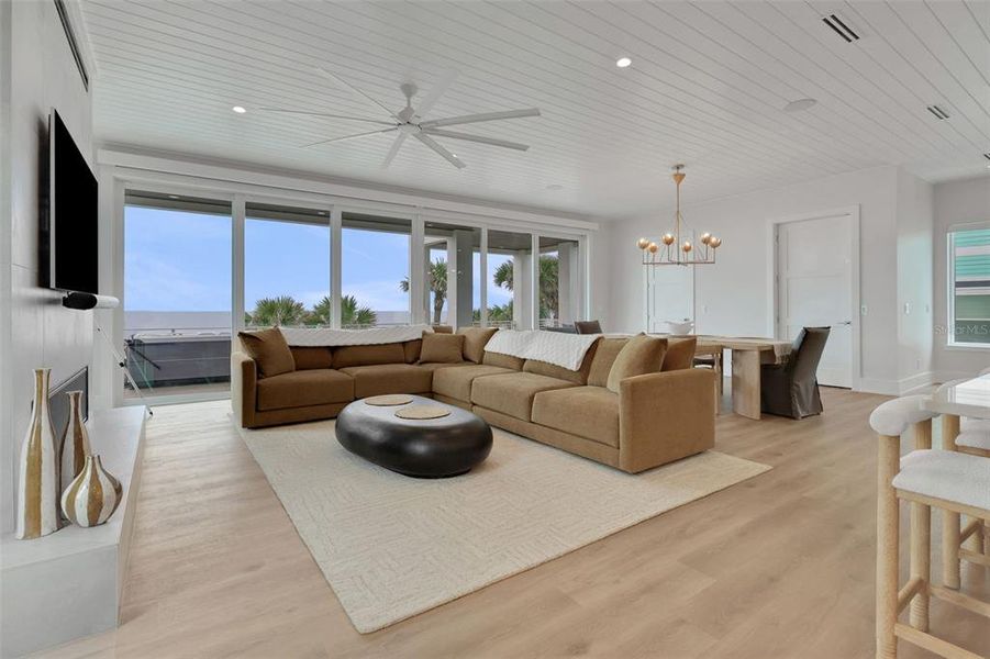 Furnished interior view inside a new home in , Flagler Beach (Image 19).