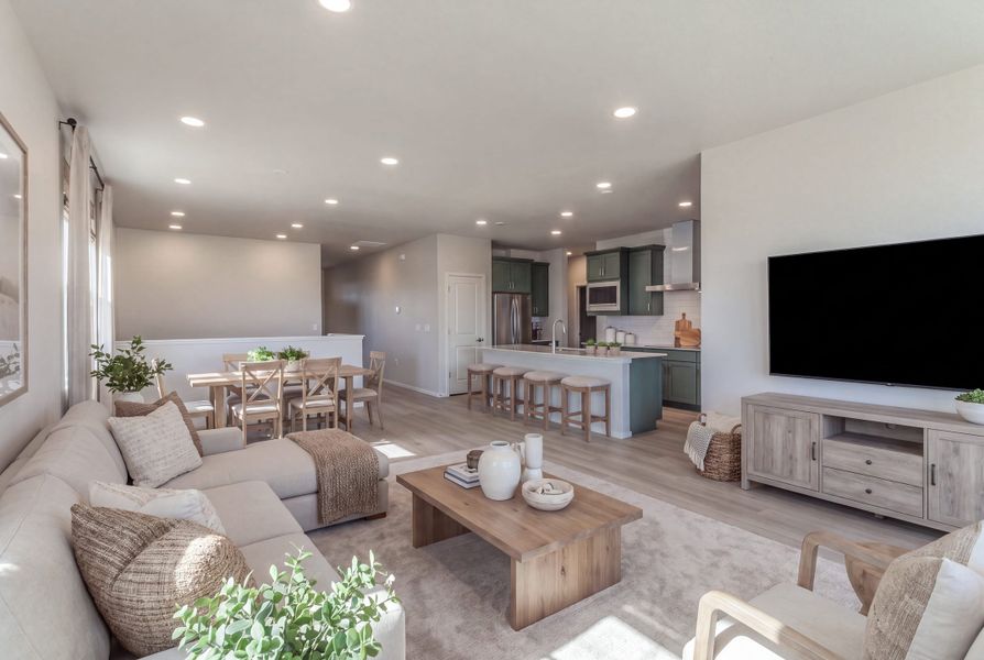 Furnished interior view inside a new home in Prairie Song, Windsor (Image 9).
