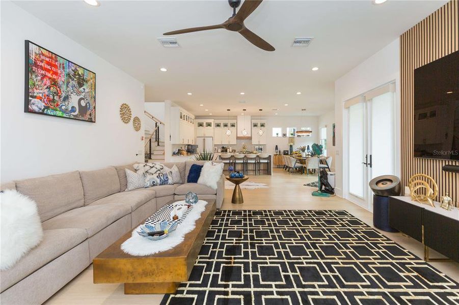 Furnished interior view inside a new home in , Tampa (Image 65).
