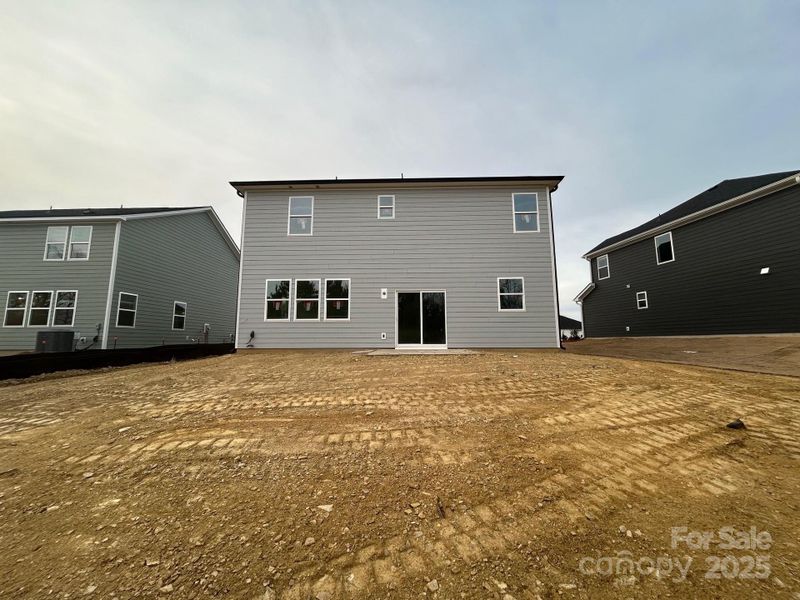 Backyard *Sod not laid yet Backyard *Sod not laid yet