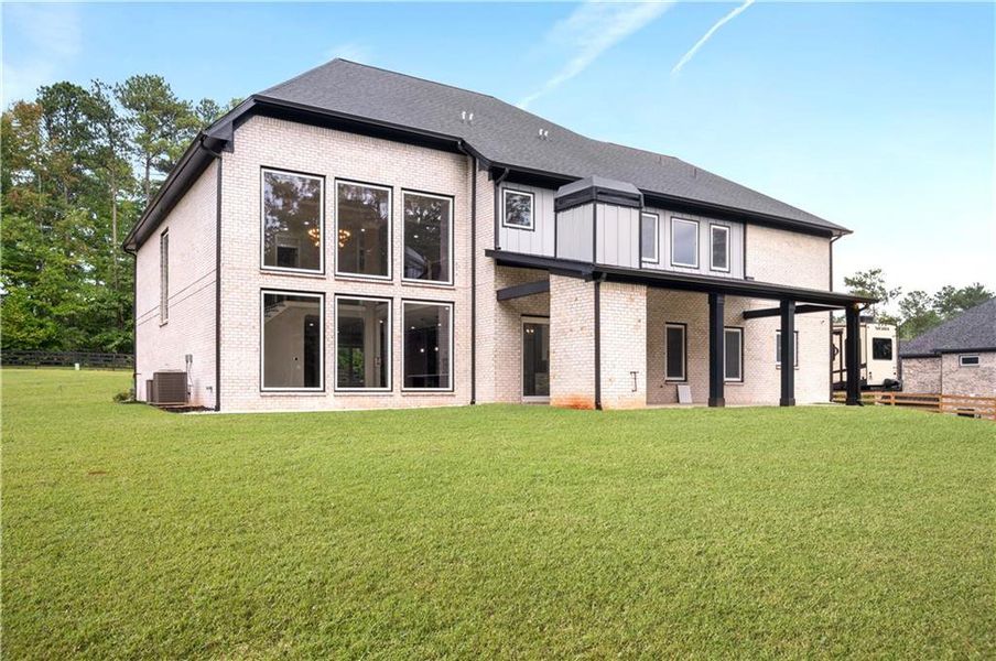 Exterior details and patio area of a home in , Buford (Image 3).