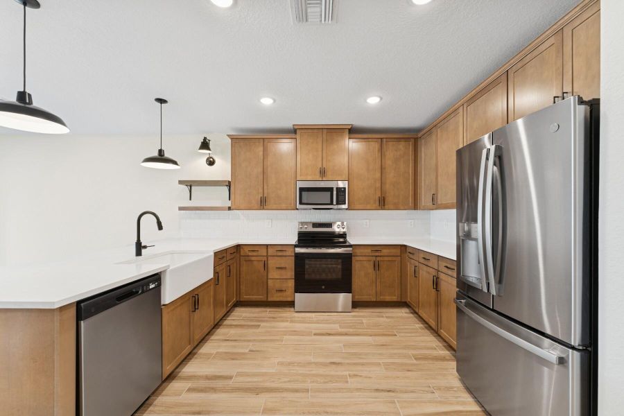 Furnished interior view inside a new home in , Fort Pierce (Image 28).