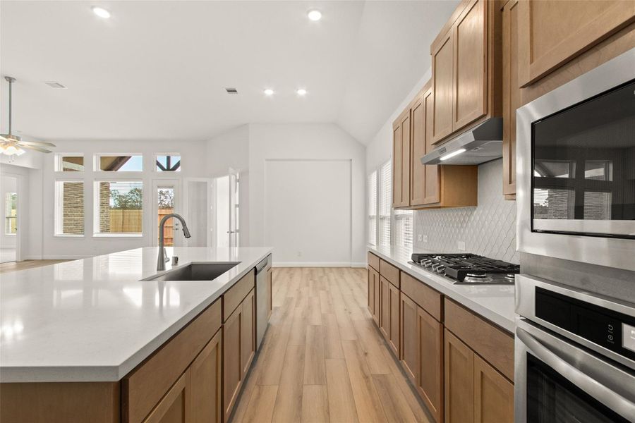 Furnished interior view inside a new home in Sundance Cove, Crosby (Image 10).