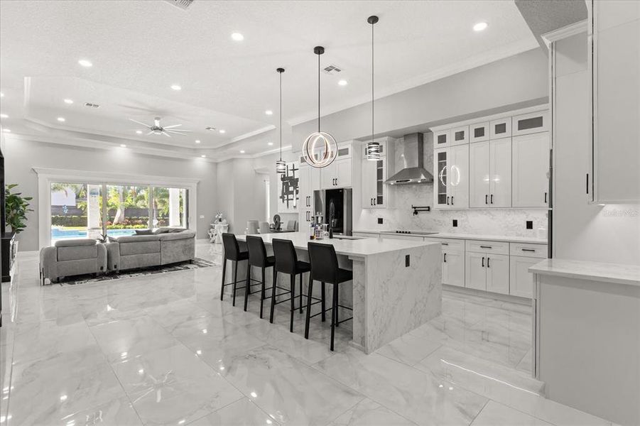 Furnished interior view inside a new home in , Clermont (Image 19). Furnished interior view inside a new home in , Clermont (Image 19).