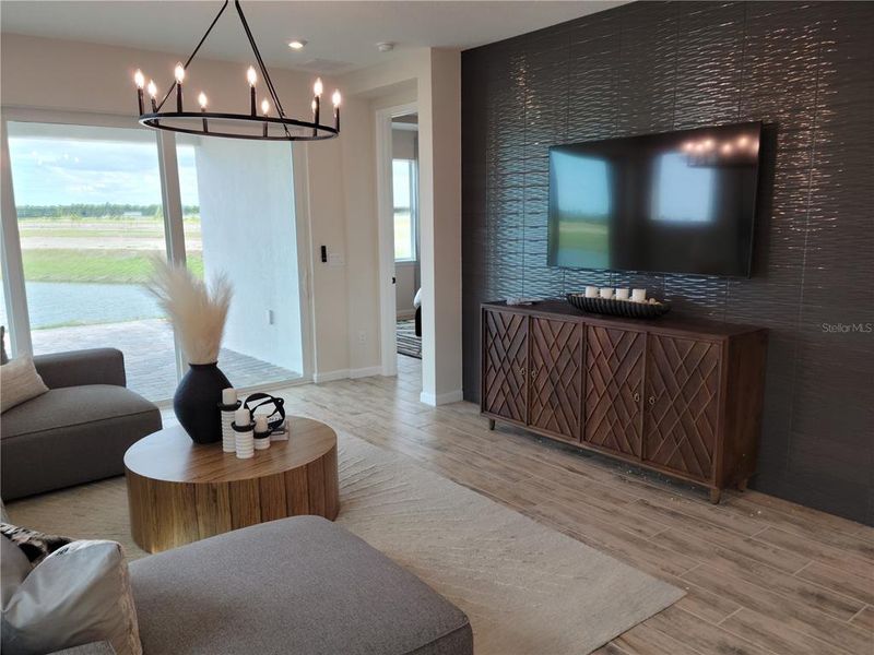 Furnished interior view inside a new home in Brightmore at Wellen Park, Venice (Image 7).