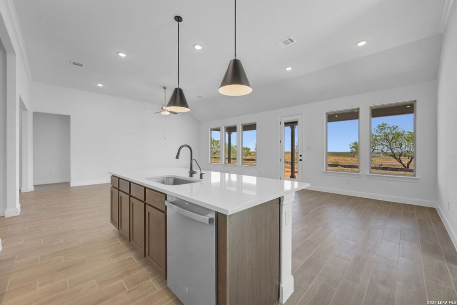 Furnished interior view inside a new home in Preserve at Annabelle Ranch, San Antonio (Image 12).