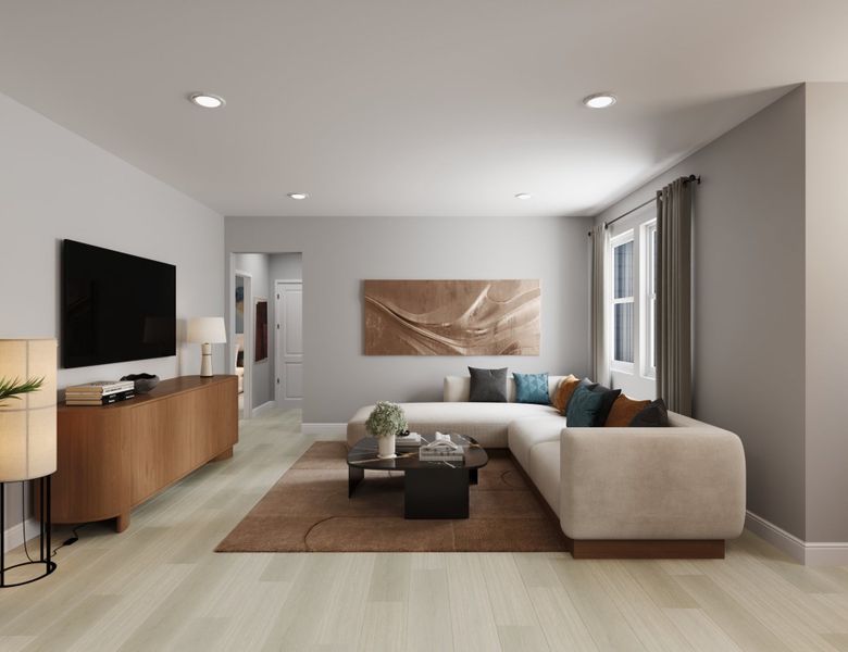 Representative furnished interior of a home built from the The Canyon by Taylor Morrison in Trailstone Villas Collection, Arvada (Image 4). Representative furnished interior of a home built from the The Canyon by Taylor Morrison in Trailstone Villas Collection, Arvada (Image 4).