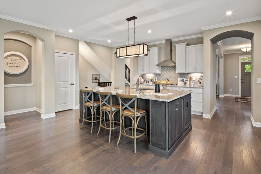 Representative furnished interior of a home built from the Everett by Fischer Homes in Stonehaven, Winder (Image 10).