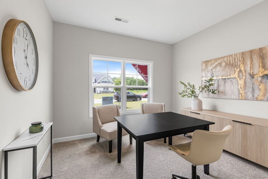 Representative furnished interior of a home built from the Clarion by Caviness & Cates Communities in Maggie Way, Wendell (Image 40).