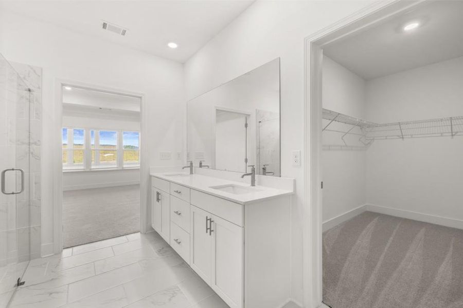 Furnished interior view inside a new home in The Court at Gainesville Township, Gainesville (Image 13).