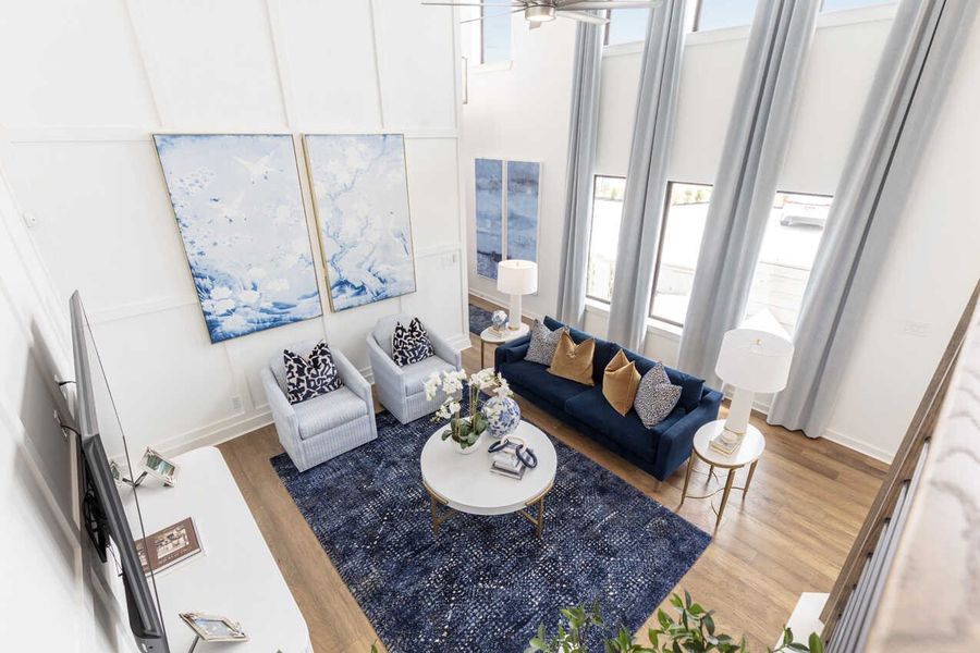 Representative Family Room - some options shown