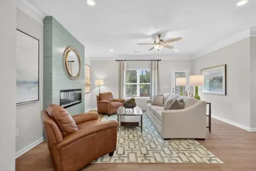 Furnished interior view inside a new home in Jameson Towns, Villa Rica (Image 7).