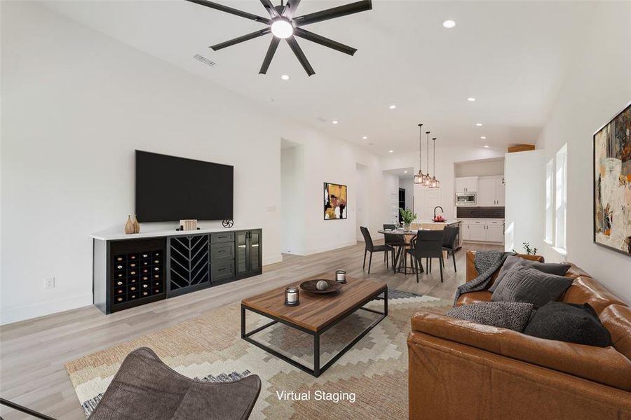 Furnished interior view inside a new home in , Greenville (Image 11). Furnished interior view inside a new home in , Greenville (Image 11).