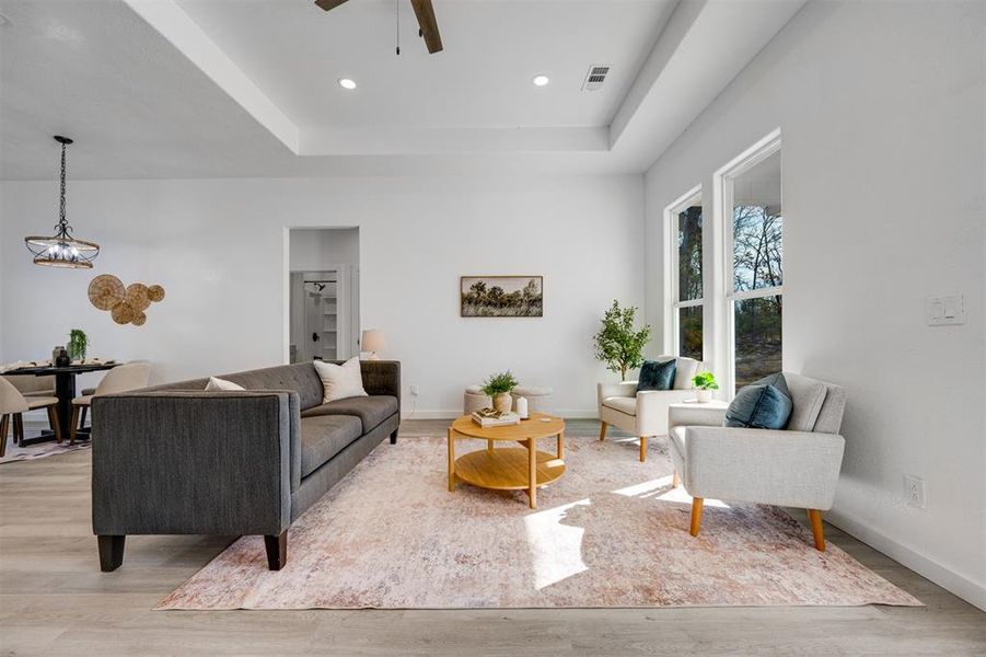 Furnished interior view inside a new home in , Sumner (Image 10).