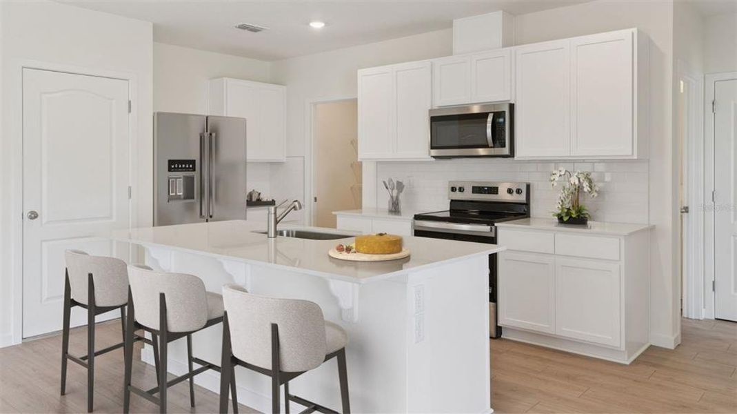 Furnished interior view inside a new home in , Kissimmee (Image 7).