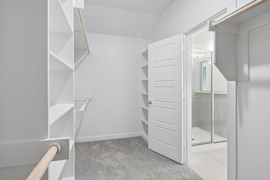 Walk In Closet in the Heisman home plan by Trophy Signature Homes Walk In Closet in the Heisman home plan by Trophy Signature Homes