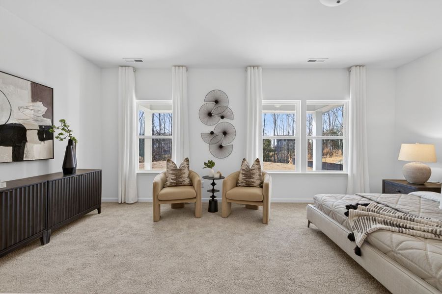 Furnished interior view inside a new home in Copper Ridge at Flowers Plantation, Clayton (Image 24).