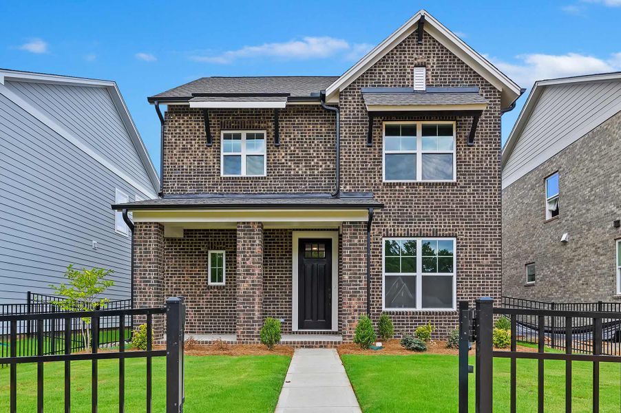 Representative exterior details of a home built from the The Goldrush by David Weekley Homes in Whitley Preserve – Park Collection, Mint Hill (Image 17). Representative exterior details of a home built from the The Goldrush by David Weekley Homes in Whitley Preserve – Park Collection, Mint Hill (Image 17).