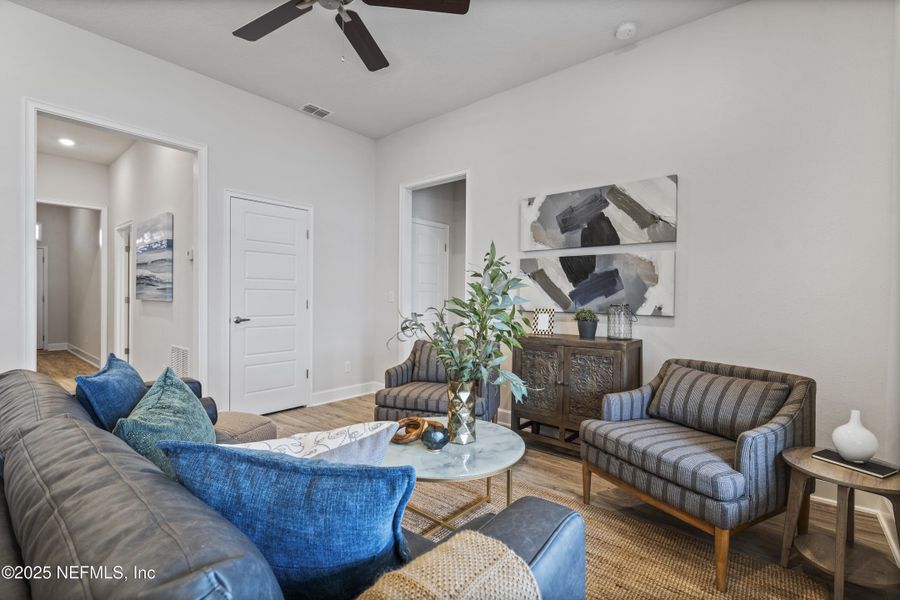 Furnished interior view inside a new home in Summerglen, Jacksonville (Image 14).