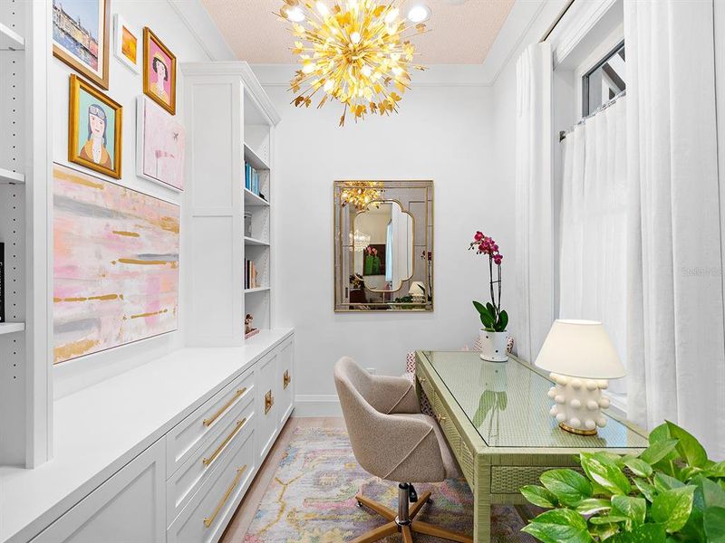 Furnished interior view inside a new home in , Sarasota (Image 47).