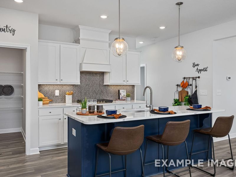 Furnished interior view inside a new home in Woodland Crossing, Zebulon (Image 8).