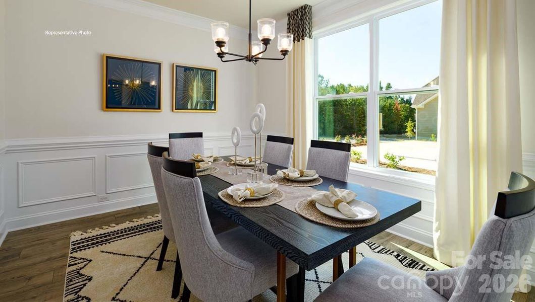 Furnished interior view inside a new home in Sylvan Creek, Denver (Image 9).