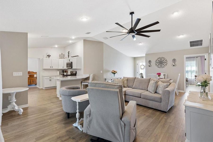 Furnished interior view inside a new home in , The Villages (Image 10).