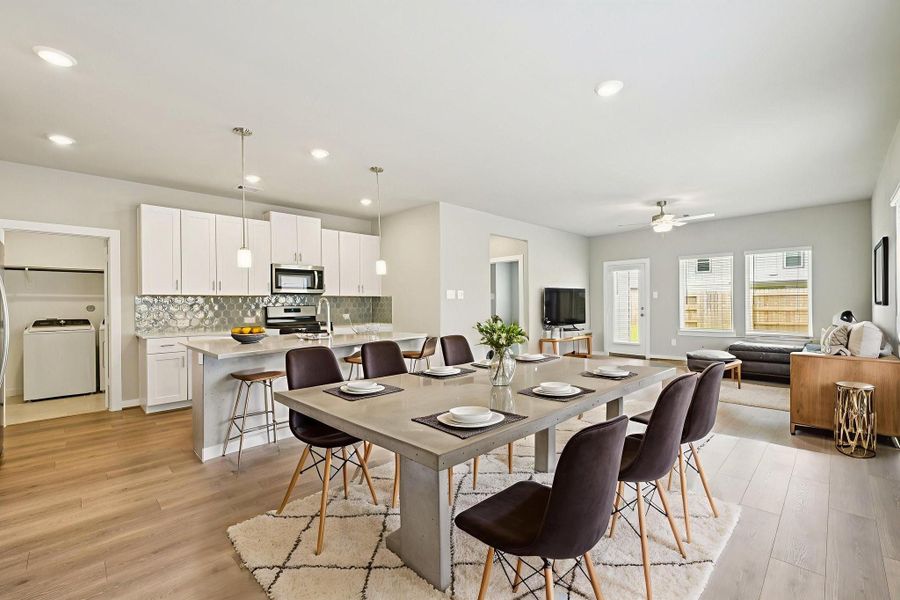 Photo is not of the actual home, but is an inspirational photo of builder’s model home and may depict options, furnishings, and/or decorator features that are not included