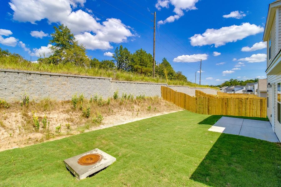 Exterior details and patio area of a home in Bluefield, Lexington (Image 22).