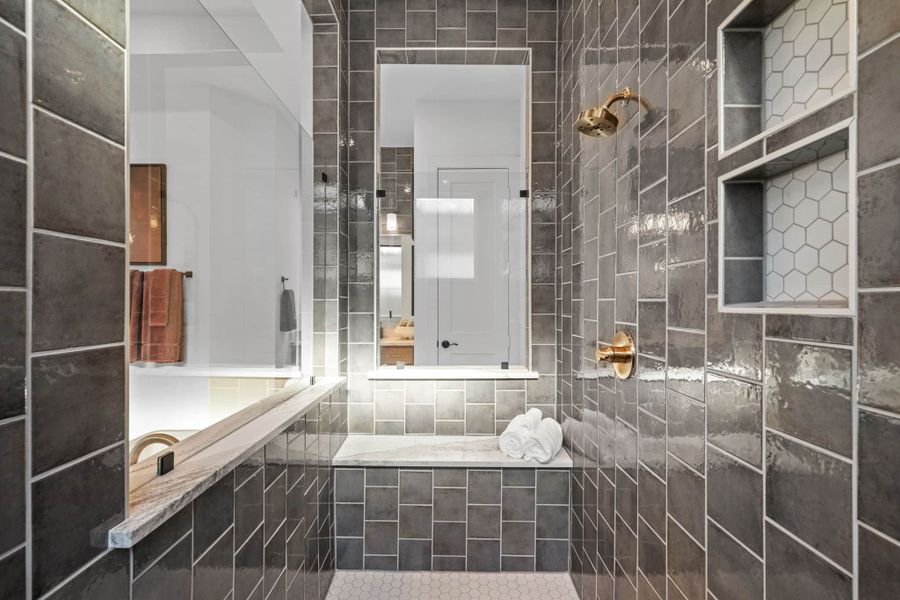 Representative furnished interior of a home built from the Rivercrest – 60s & 65s Lot by Chesmar Homes in Riceland, Mont Belvieu (Image 31).