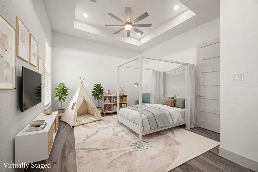 Furnished interior view inside a new home in , Houston (Image 16).