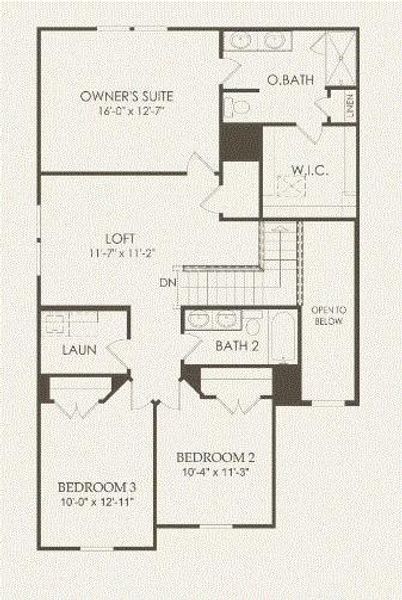 Pulte Homes, Camelia floor plan