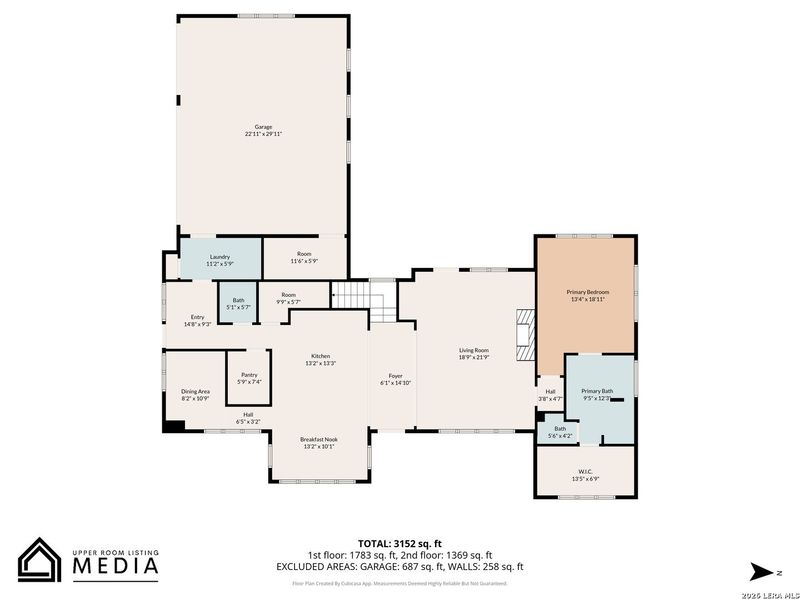 2D floor plan layout of this home in , Spring Branch, TX (Image 6).