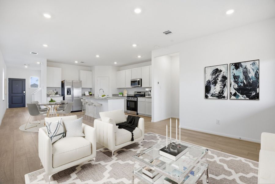 Furnished interior view inside a new home in Hockley Meadows, Hockley (Image 8).