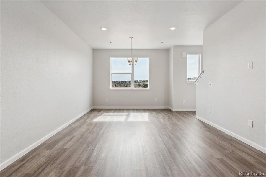 Spacious, unfurnished interior of a new home in Townhome Collection at Grand Vue at Interlocken, Broomfield (Image 12).