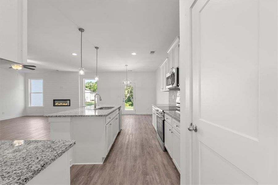 Furnished interior view inside a new home in Ellington Farms, Statham (Image 14).