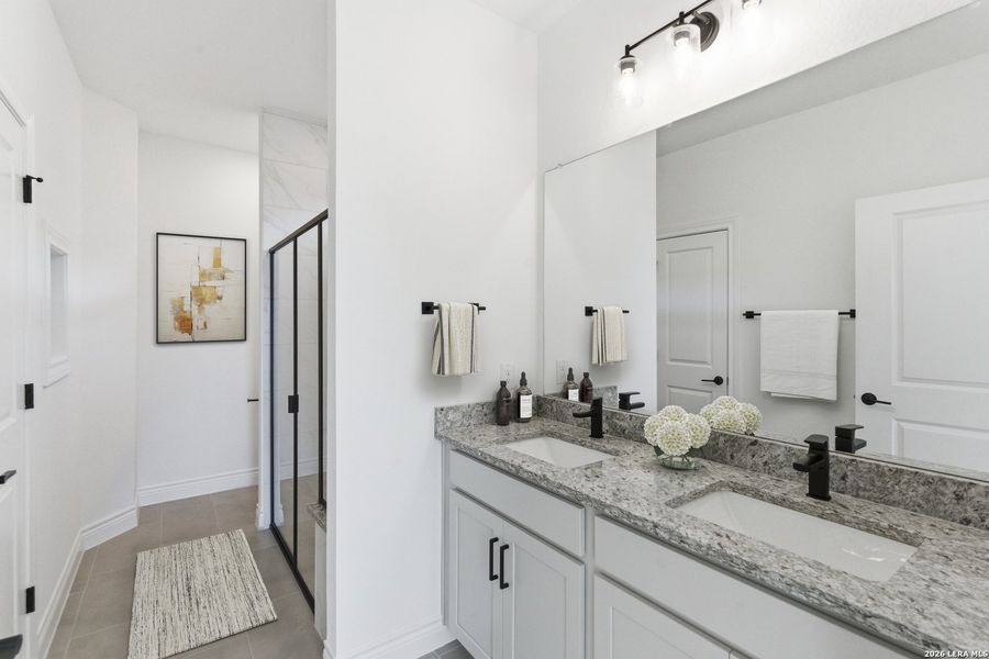 Furnished interior view inside a new home in , New Braunfels (Image 4).