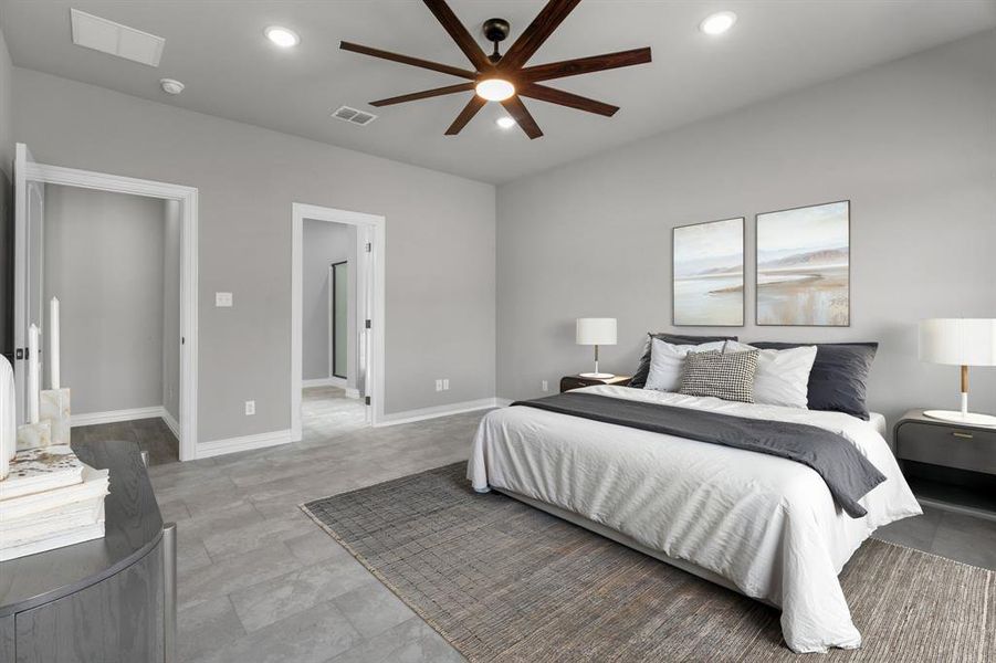 Furnished interior view inside a new home in , Weatherford (Image 10). Furnished interior view inside a new home in , Weatherford (Image 10).